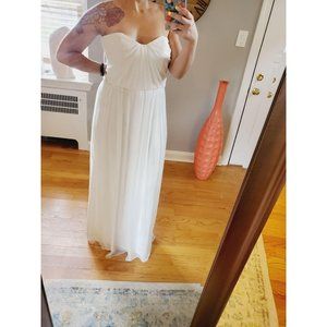 After six formal beach wedding dress